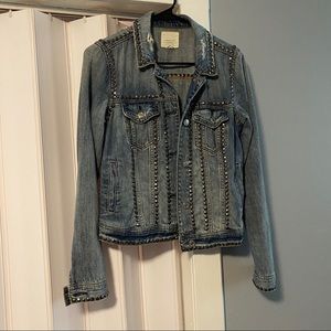 American Eagle Studded Jean Jacket